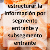 Tips - Estructurar la información por segmento entrante y subsegmento entrante