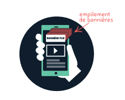 Les publicités cachées dans des applications mobiles